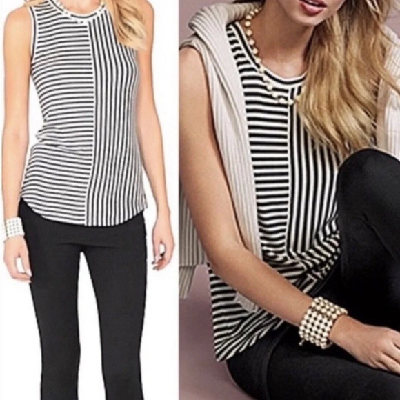 Cabi tank top striped size Medium - Picture 1 of 5